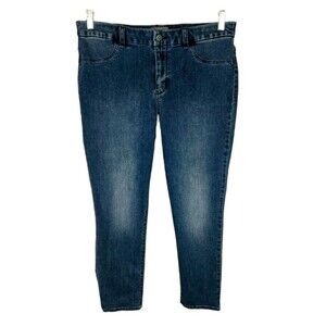 Chico's Cropped Skinny Jegging  Women's Size 8 (1)  High Waist Stretchy Jeans